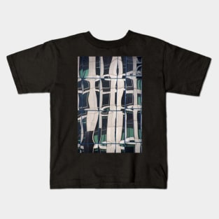 Abstract Glass Reflections by Avril Thomas - South Australian Artist Kids T-Shirt